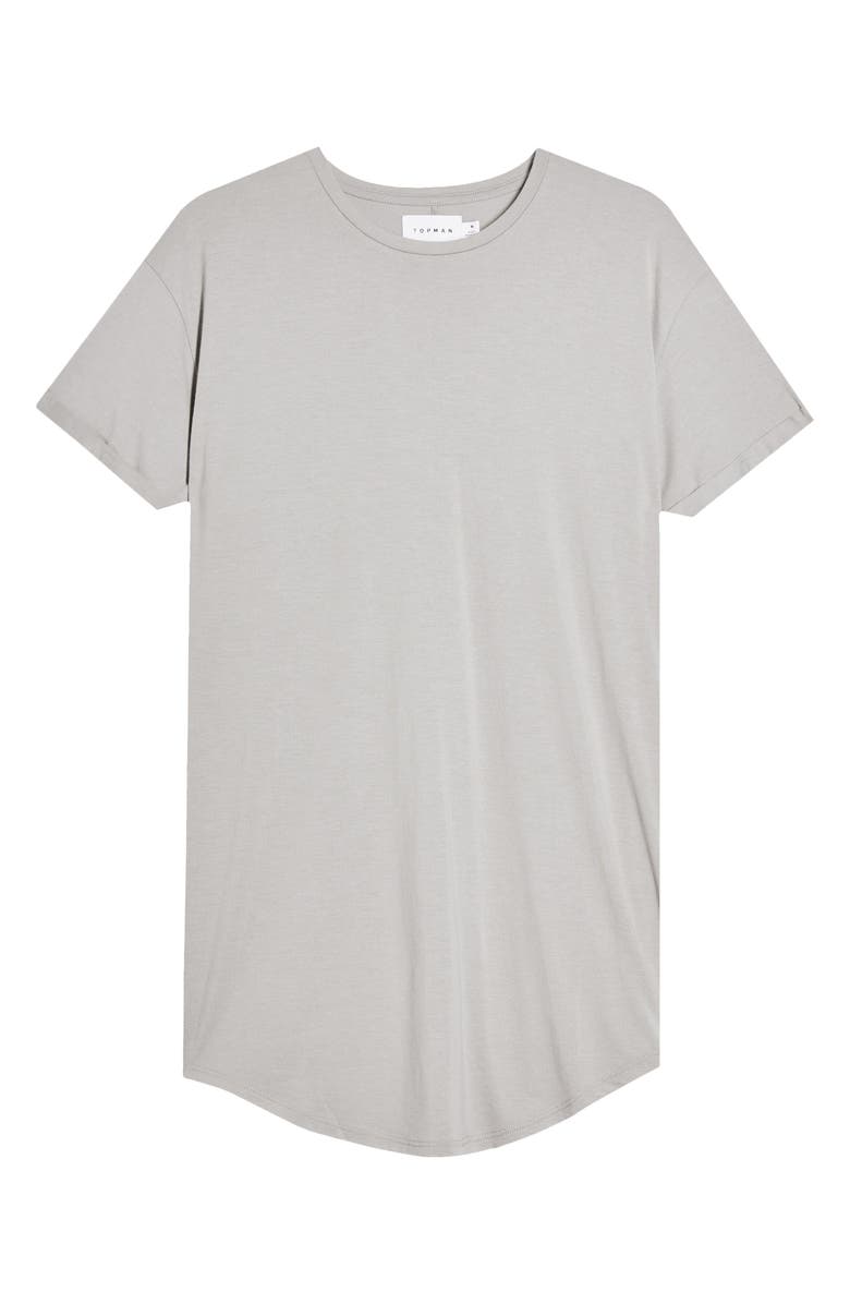 Topman Scotty Longline T-Shirt, Alternate, color,