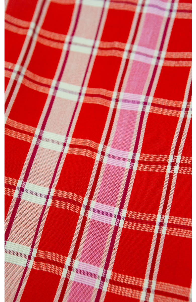 Archive New York Handwoven Holly Cotton Tea Towel, Alternate, color, Red