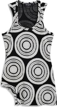 Desigual Sleeveless Asymmetric T-Shirt