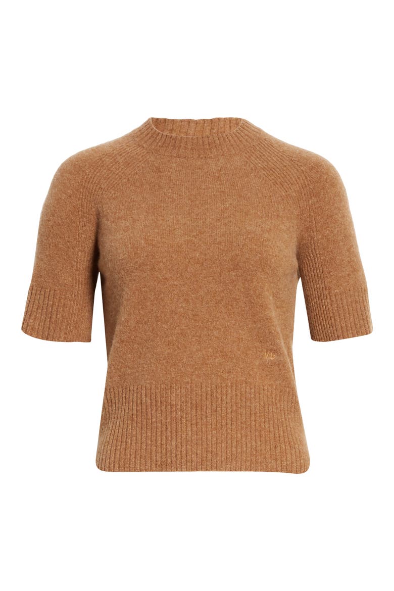 Melange Wool Sweater, Alternate, color, CAMEL MELANGE