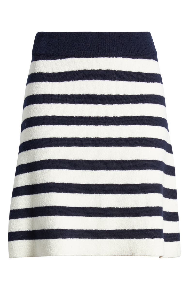 Favorite Daughter Stripe Cotton Blend Knit Miniskirt, Alternate, color,