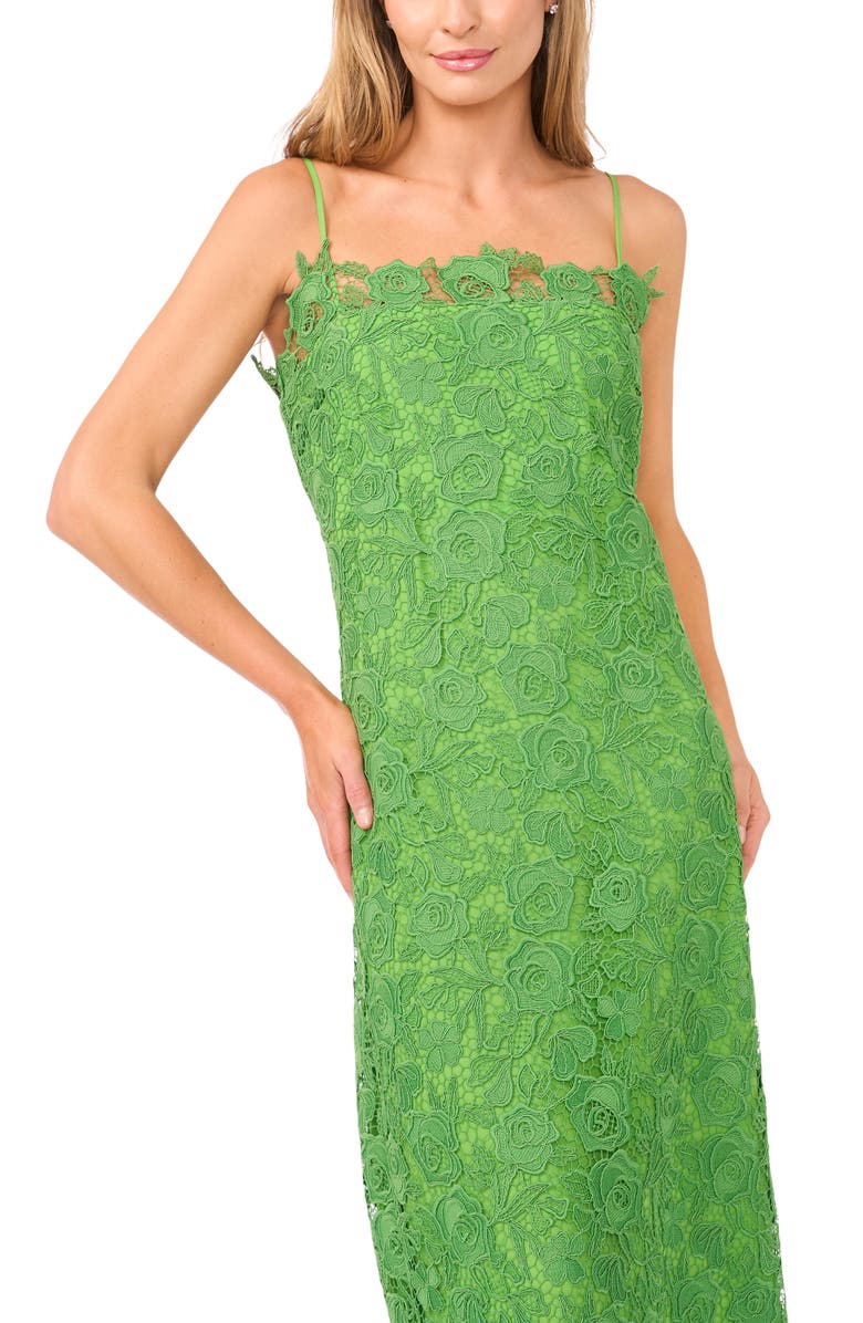 Ted Baker Malorie Rose Lace Tube Dress, Alternate, color, Green
