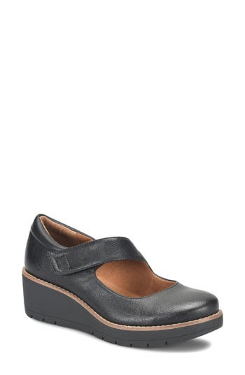Eurosoft Franlee Mary Jane Flat In Black