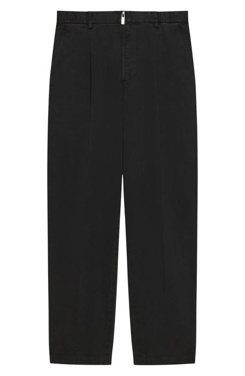 Helmut Lang Gd Zoot Cotton Stretch Twill Pants In Black