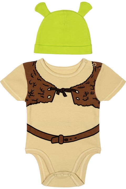Shrek 2-piece Bodysuit And Hat Set (baby)