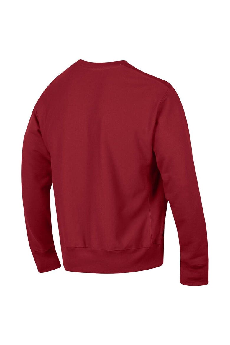 Men's Champion Cardinal Stanford Cardinal Arch Reverse Weave Pullover Sweatshirt, Alternate, color, Cardinal