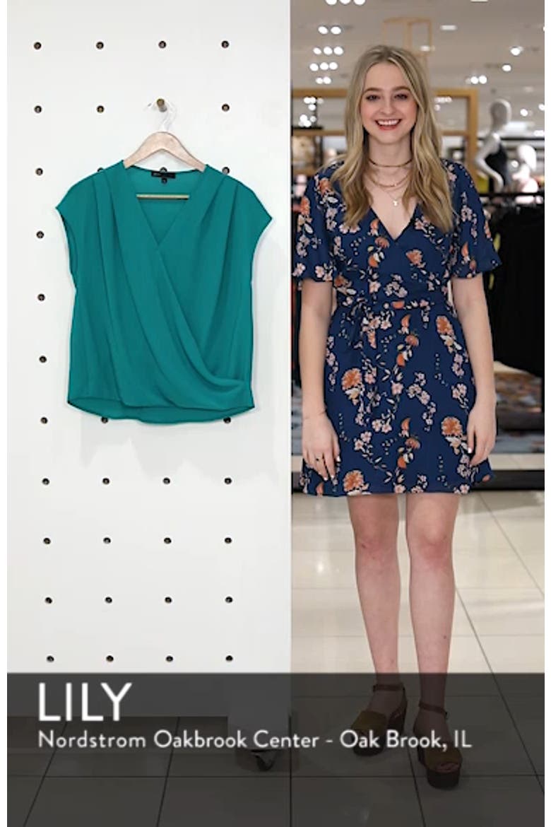 Gibson Draped Faux Wrap Top video