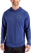 Cutter & Buck Men's Cutter & Buck Royal Florida Gators Prospect Recycled Featherlight Stretch Hoodie