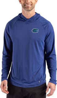 Cutter & Buck Men's Cutter & Buck Royal Florida Gators Prospect Recycled Featherlight Stretch Hoodie