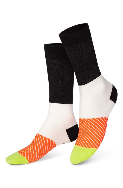 Doiy Assorted 3-pack Sushi Crew Socks In Multi