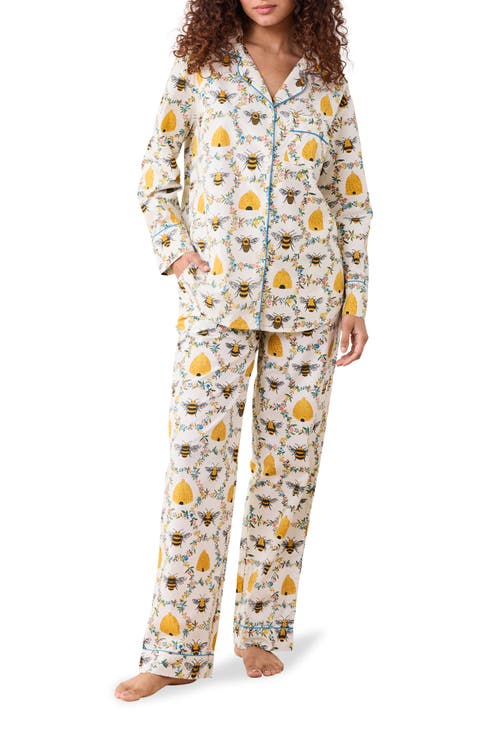 Long Sleeve Organic Cotton Pajamas Set
