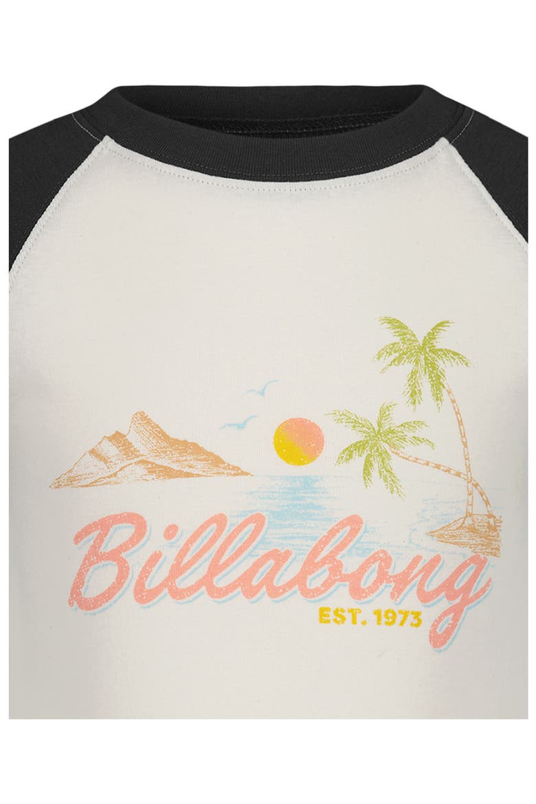 Kids' What a Vibe Raglan T-Shirt, Alternate, color, BLACK SANDS