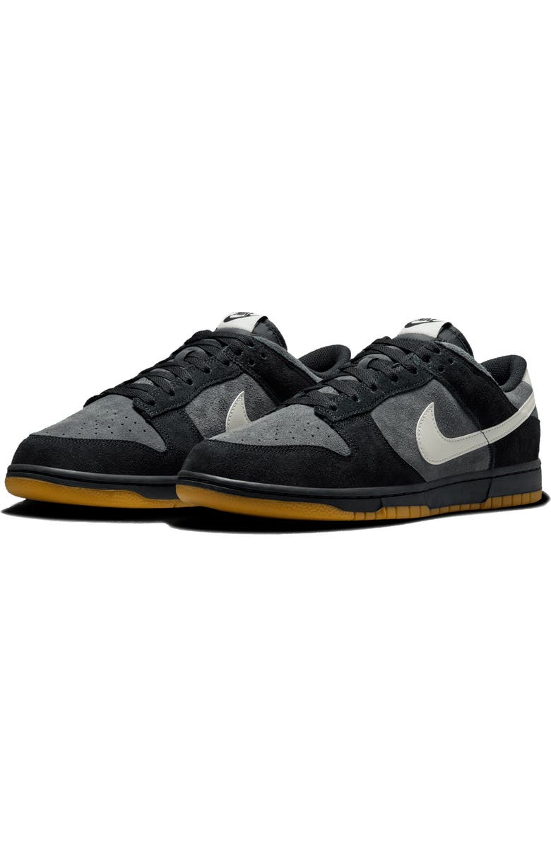 Nike Dunk Low Retro Basketball Sneaker, Main, color, Black/Anthracite/Gum