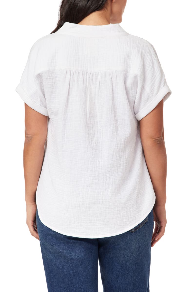 C & C California Carmel Gauze Top, Alternate, color, Sugar Swizzle