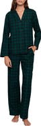 Eberjey Plaid Cotton Flannel Pajamas