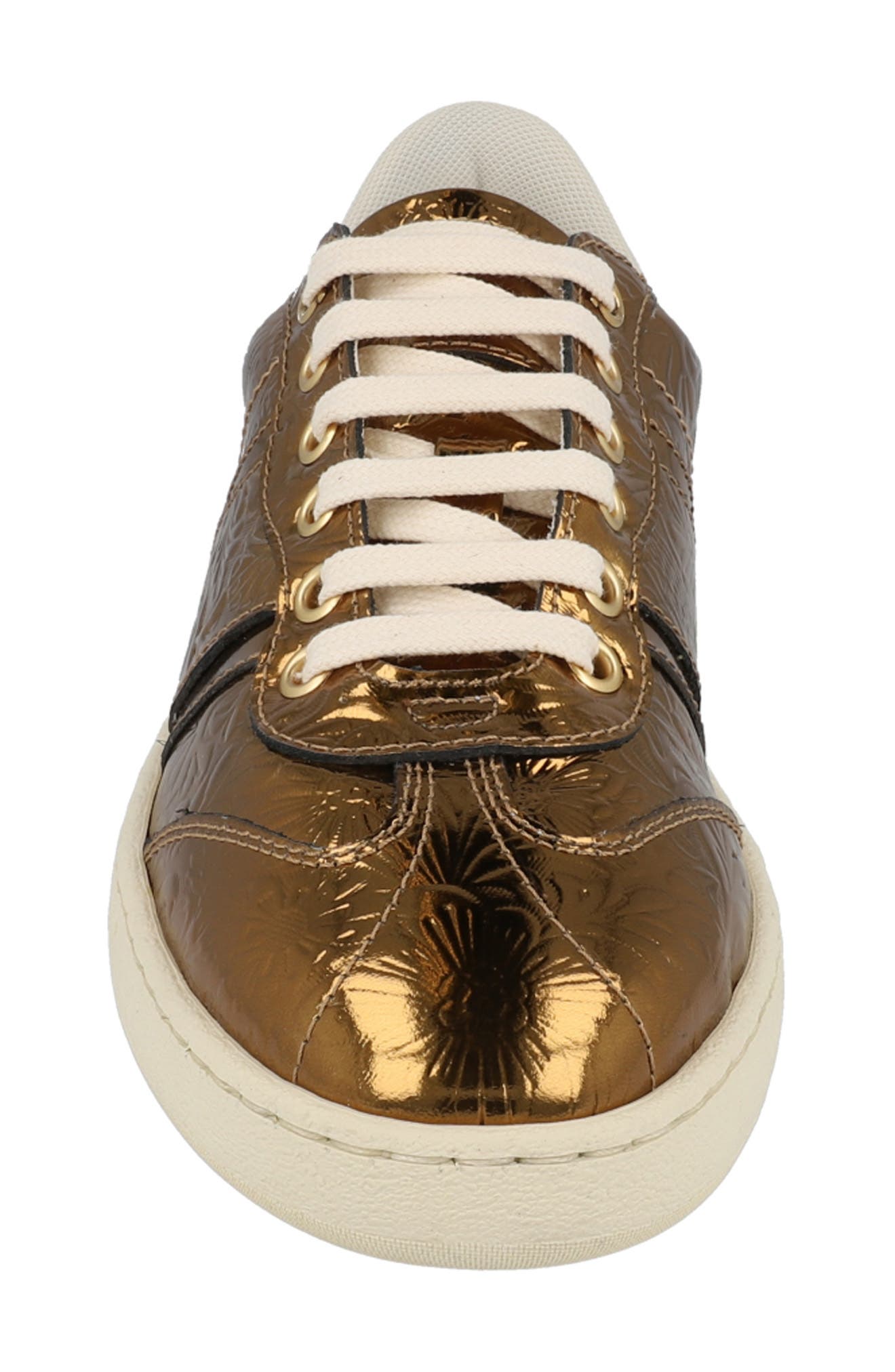 FERRAGAMO Low Top Sneaker, Alternate, color, Brown