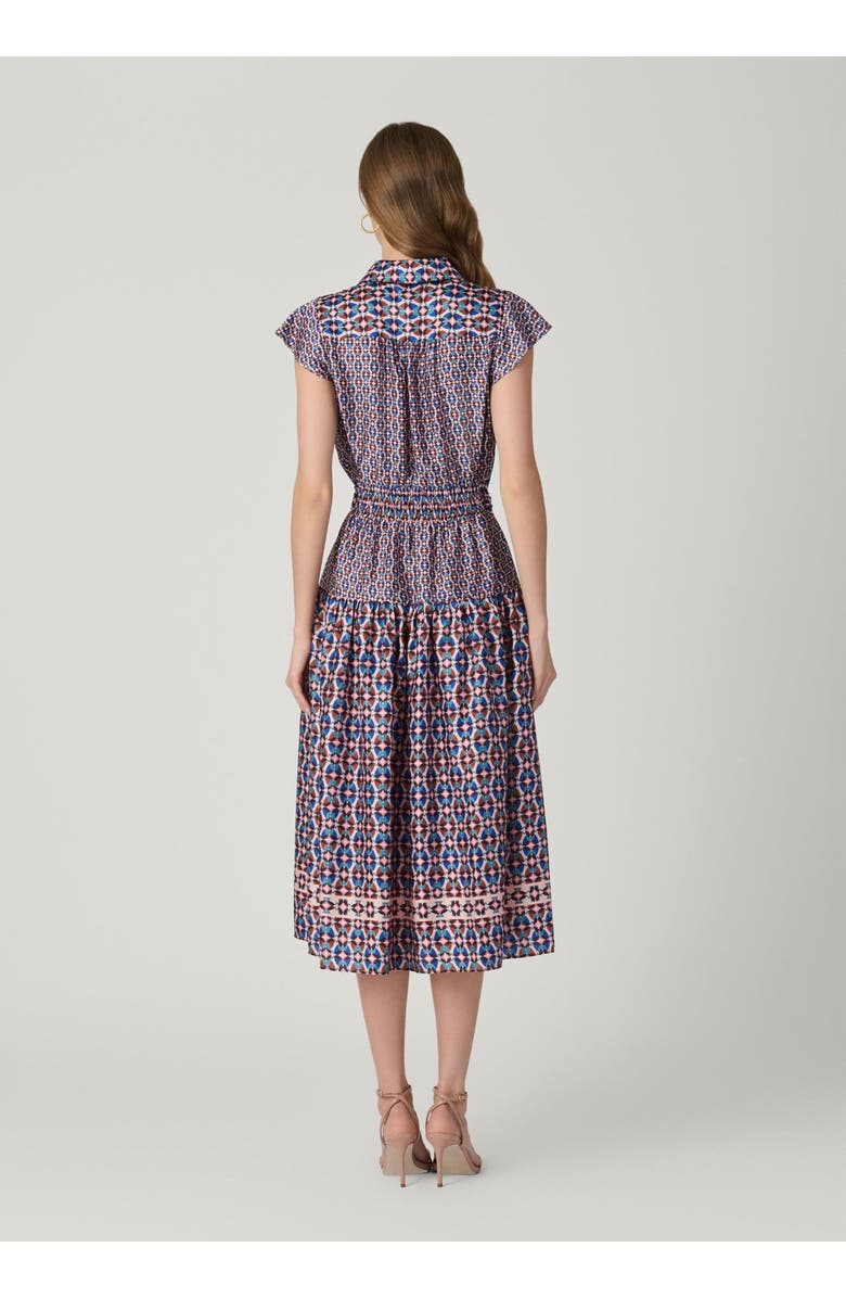 Shoshanna Kennedy Paulo Geo Print Dress, Alternate, color, Blush Multi