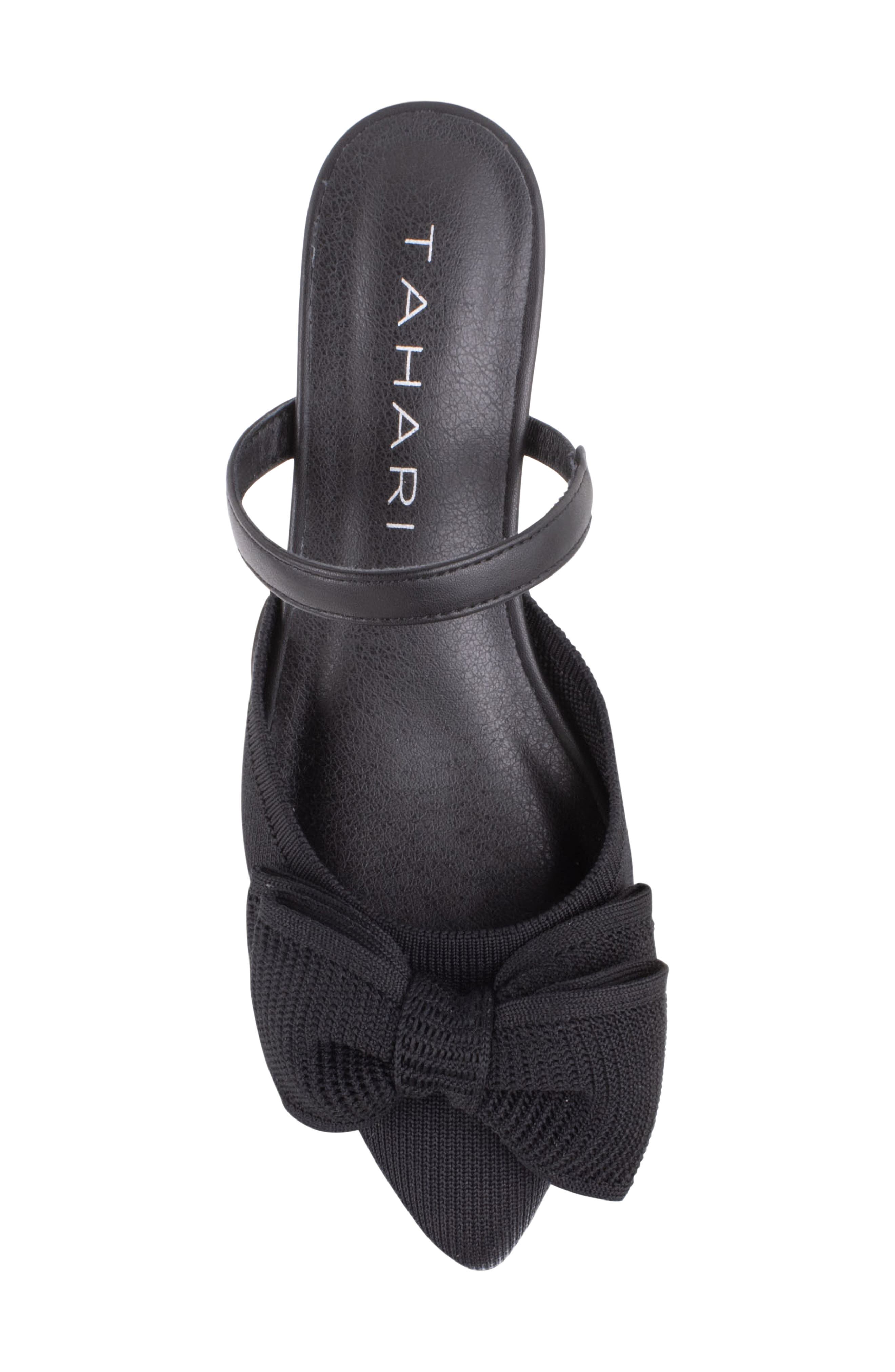 Tahari Monaco Kitten Heel Mule, Alternate, color, Black