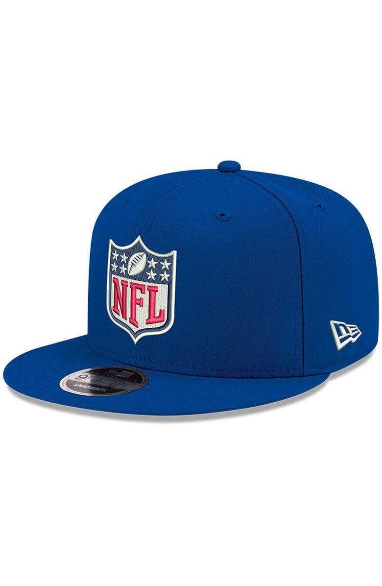 New Era Men's New Era Royal NFL Shield Logo Original Fit 9FIFTY Adjustable Snapback Hat, Main, color,