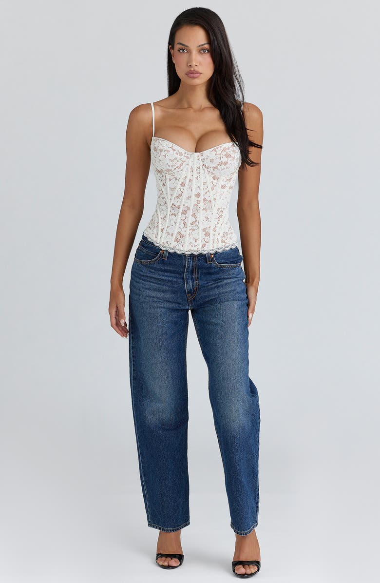 HOUSE OF CB Rania Lace Corset Top, Alternate, color,