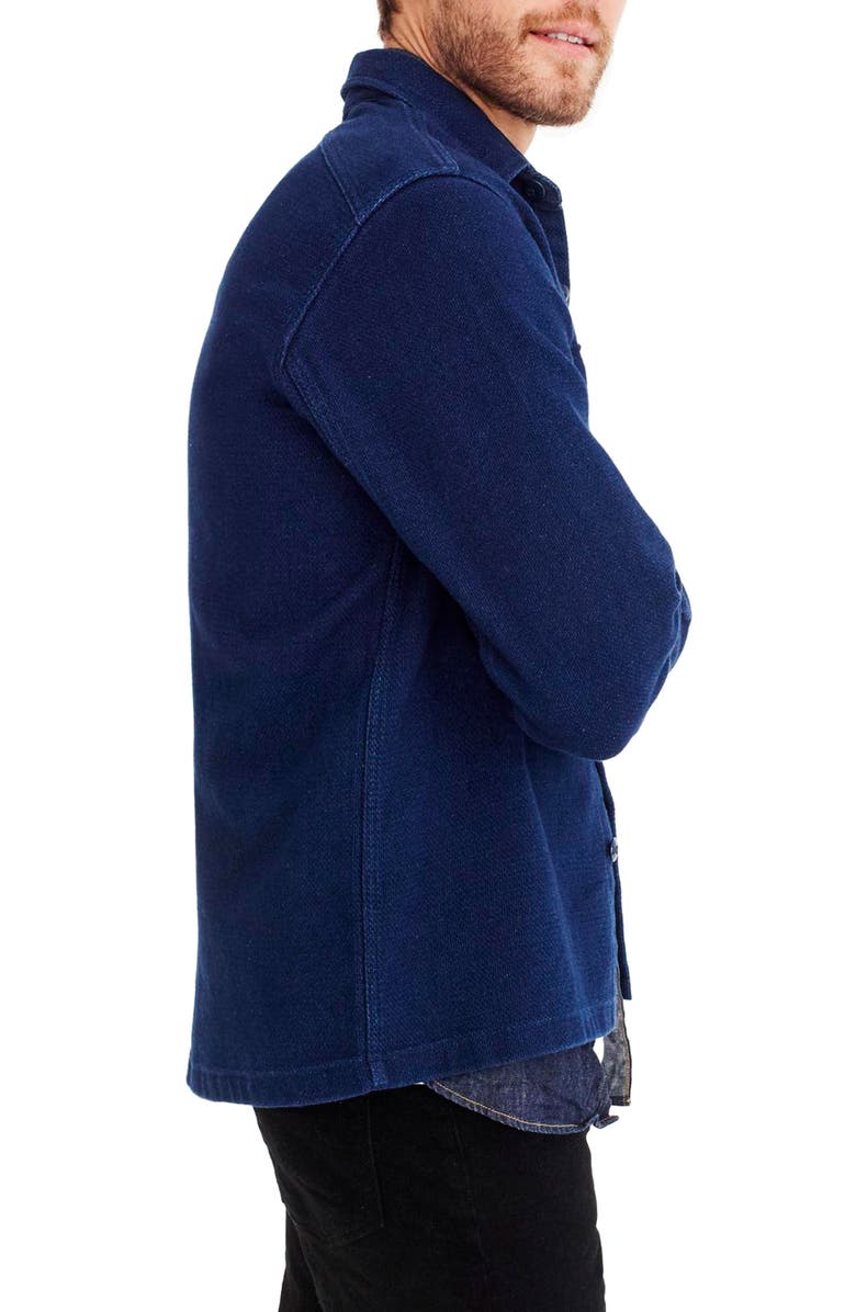 J.Crew Wallace & Barnes Indigo Dobby Shirt, Alternate, color, 