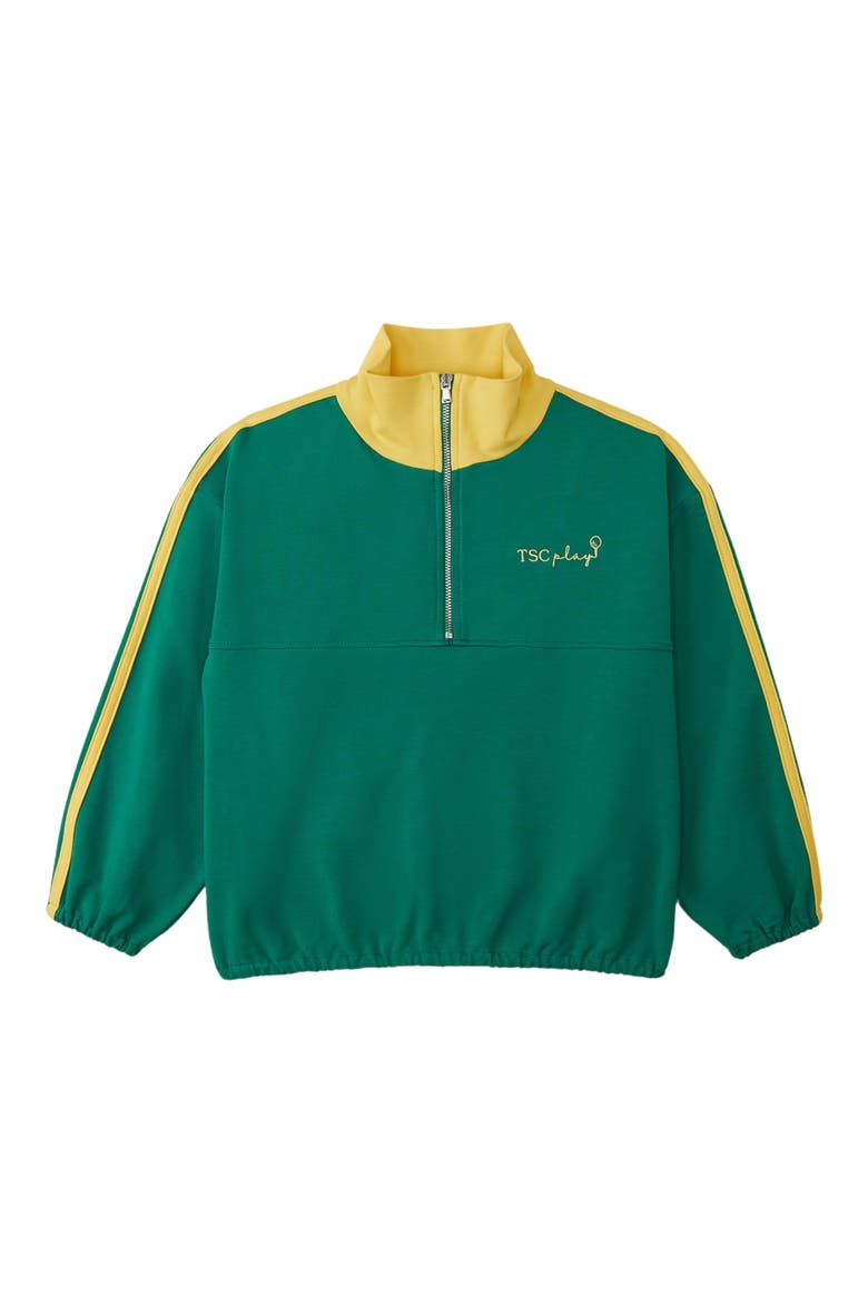 Kids' Masters Play Organic Cotton Pullover, Main, color, GREEN