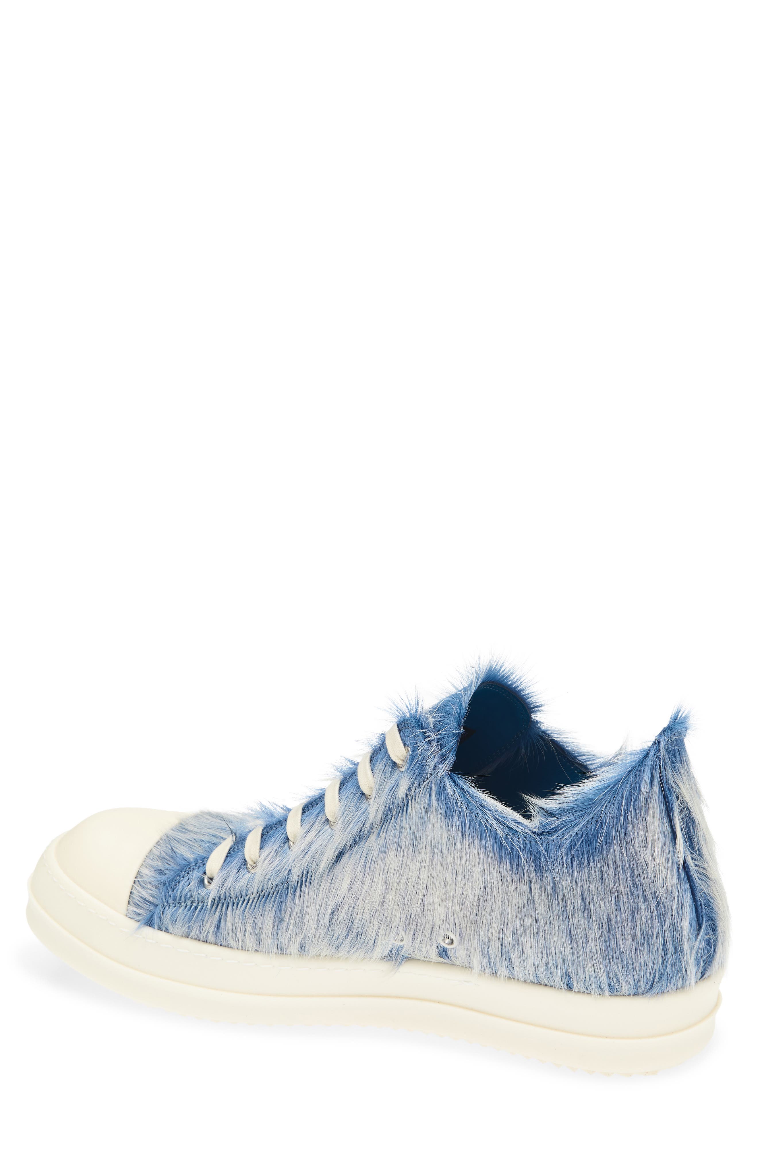 Low Sneaks Genuine Calf Hair Sneaker, Alternate, color, MELANGE/ MILK/ MILK