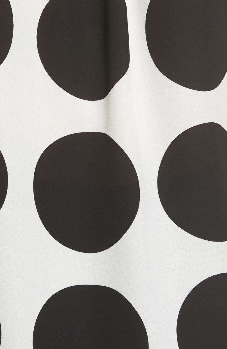 Vince Camuto Pleat Polka Dot Blouse, Alternate, color, 