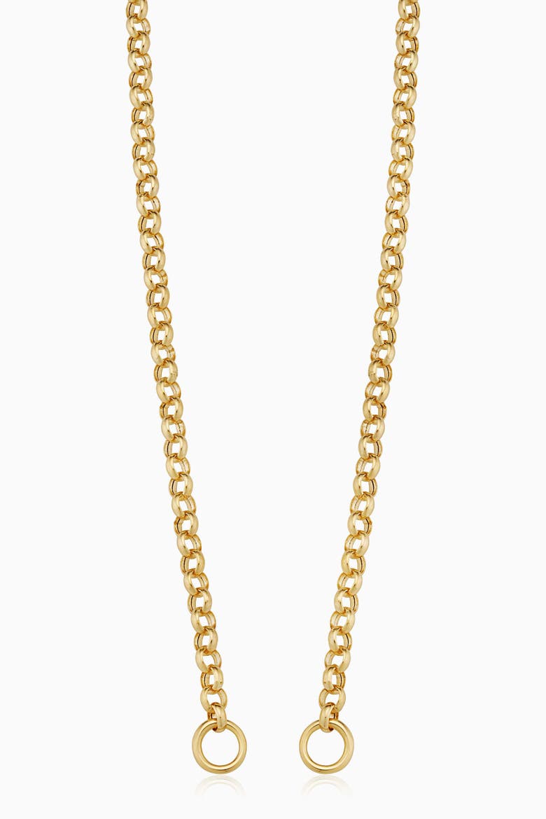 14K Yellow Gold Rimini Rolo Split Necklace, Main, color, Yellow Gold