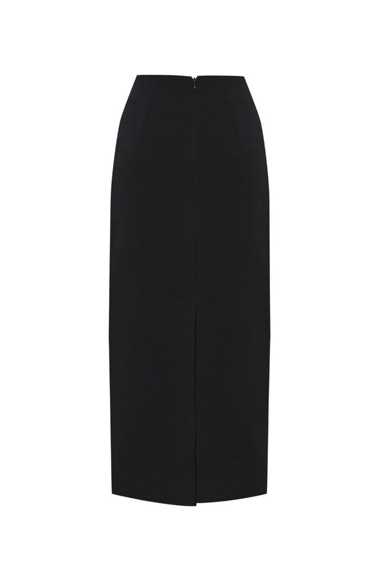 Exquise Alibeth  Midi Pencil Skirt, Alternate, color, Black