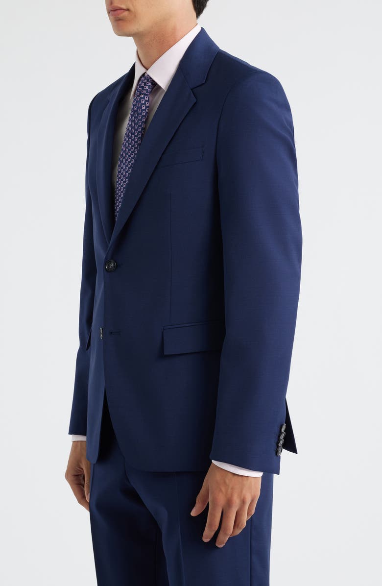 BOSS Houston Navy Wool Sport Coat, Alternate, color, Open Blue