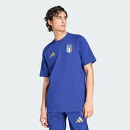 adidas Men's adidas  Blue Italy National Team FIFA x World Cup Tiro Travel T-Shirt