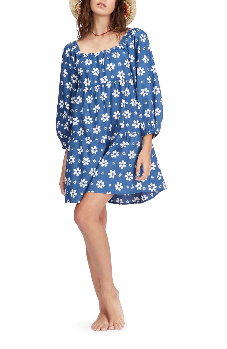 Billabong Love Crush Daisy Print Tunic, Main, color,