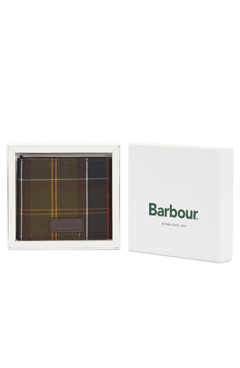 Barbour Tartan Plaid RFID Bifold Wallet, Alternate, color, Classic Tartan