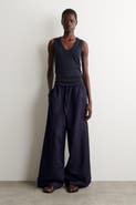 COS Wide-leg Linen Drawstring Pants