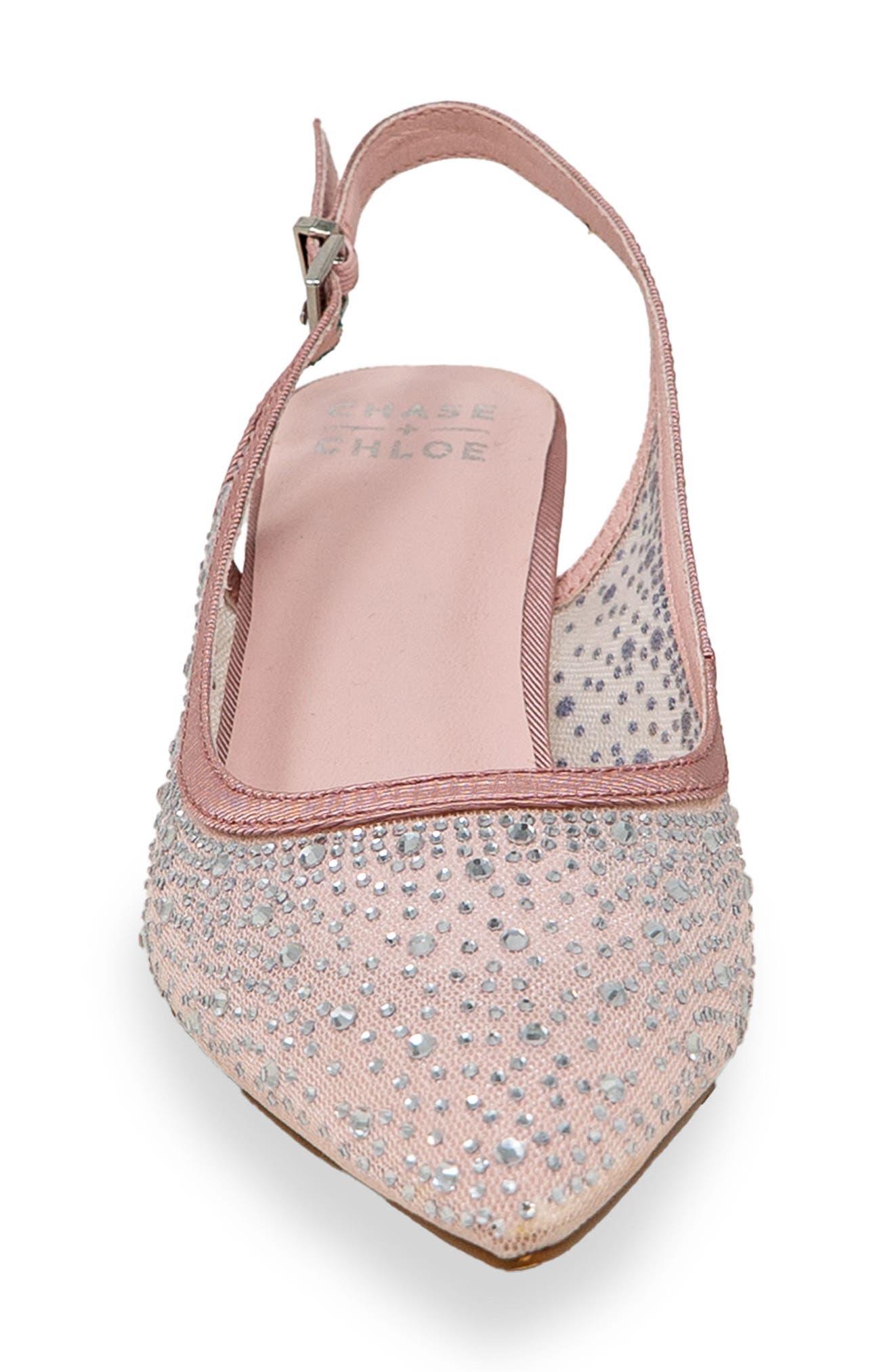 Pointed Toe Slingback Pump, Alternate, color, PINK