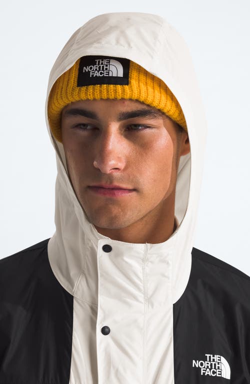 Shop The North Face Mountain Wind Jacket In White Dune/tnf Black