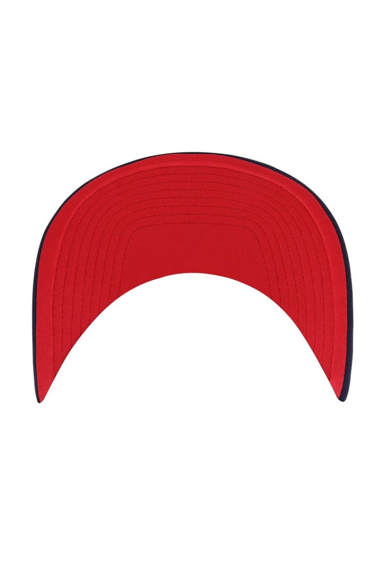 Men's '47 Navy Boston Red Sox Backhaul Foam Trucker Snapback Hat, Alternate, color, Navy