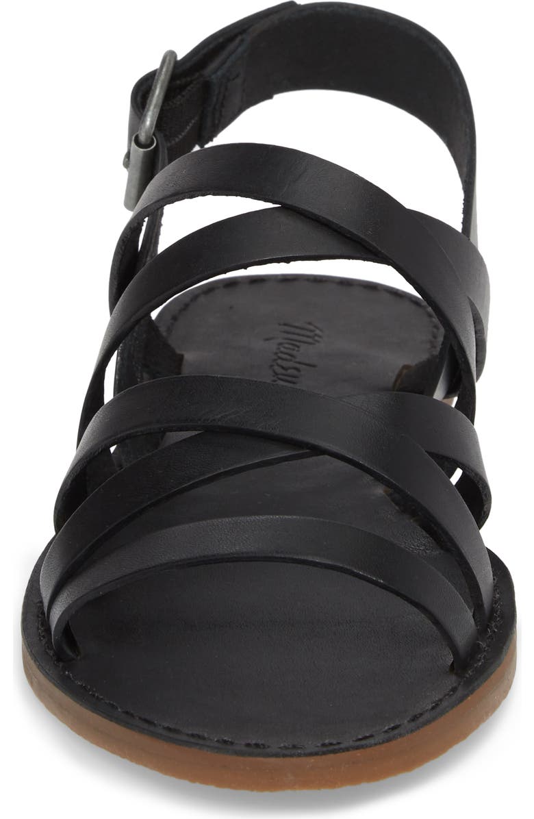 Madewell The Boardwalk Multistrap Sandal, Alternate, color,