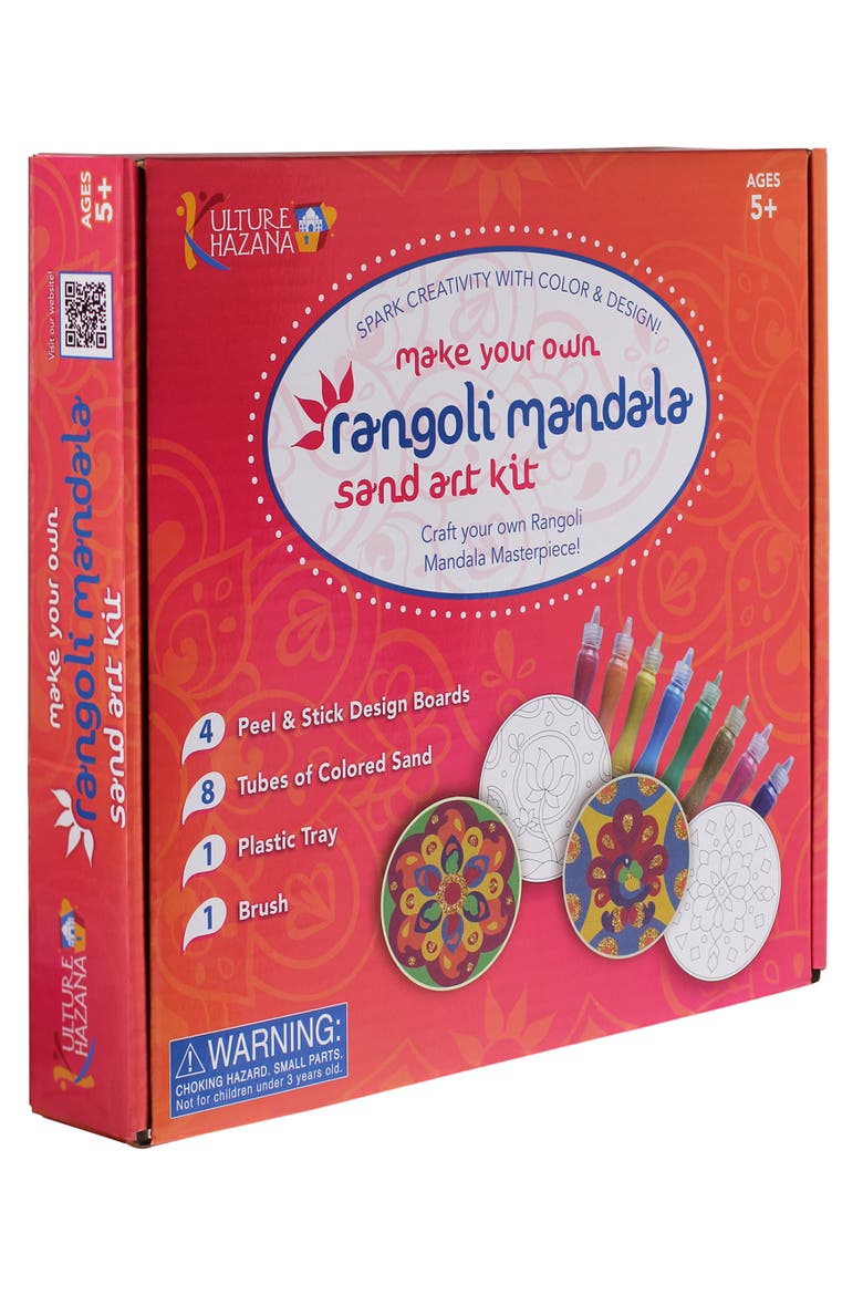 Make Your Own Rangoli Sand Art, Main, color, Multi-color