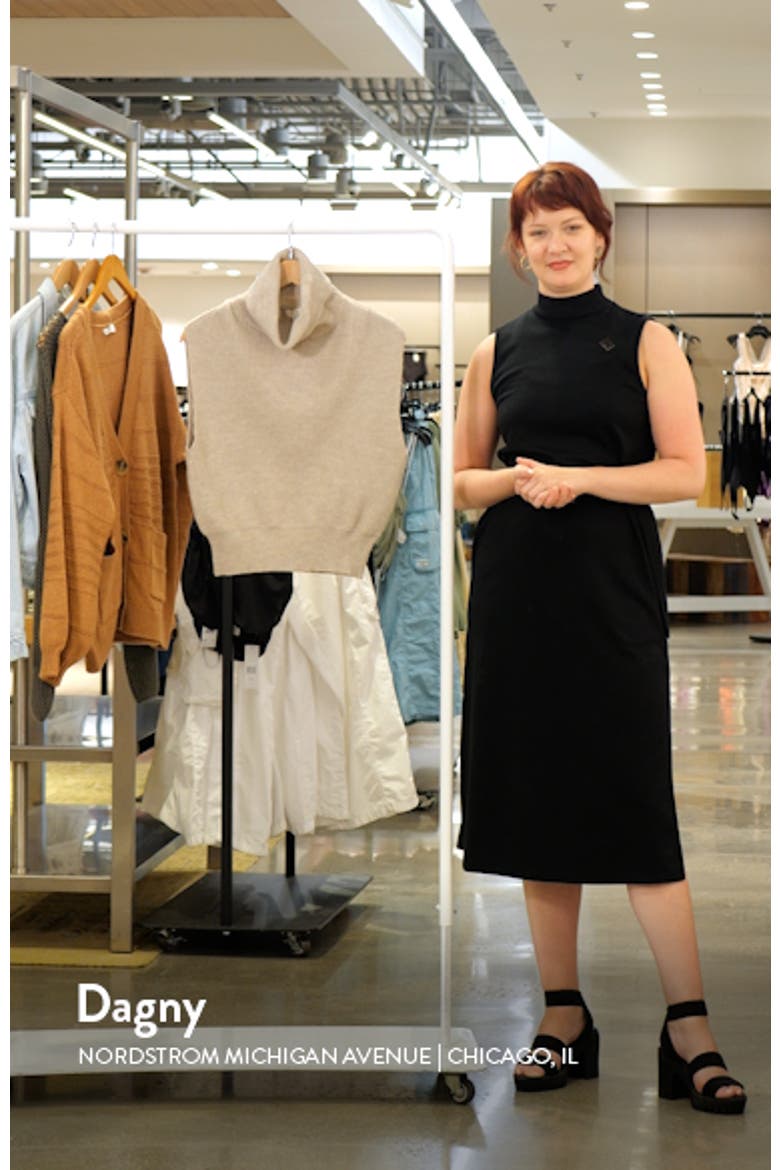 Kai Rib Cap Sleeve Turtleneck Sweater video