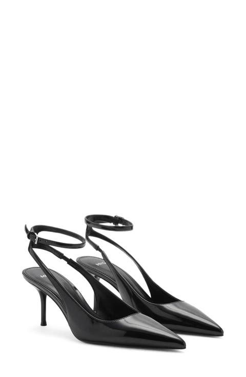 Ankle Strap Pointed Toe Pump