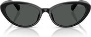 Ralph Lauren 56mm Butterfly Sunglasses