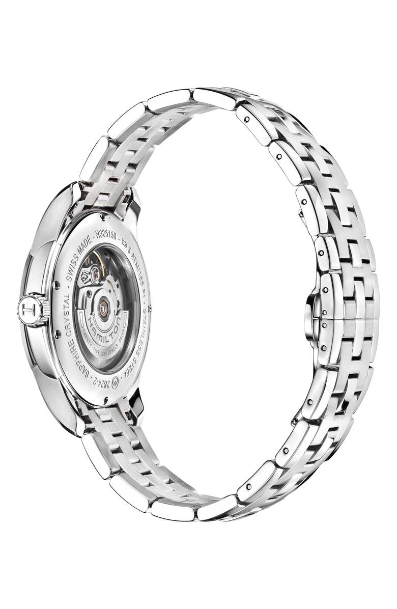 Hamilton Jazzmaster Viewmatic Auto Bracelet Watch, 40mm, Alternate, color, Silver