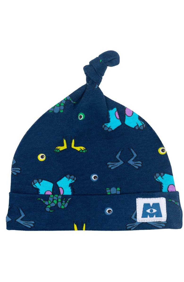 Disney Bodysuit Pants & Hat Set, Alternate, color, Mike Wazowski Green Green