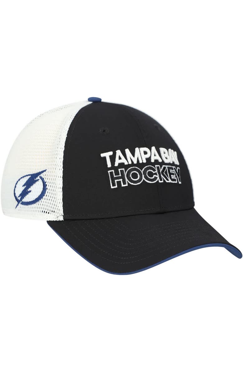 Men's Tampa Bay Lightning Fanatics Authentic Pro Locker Room White Rink Tech Tee main image 0