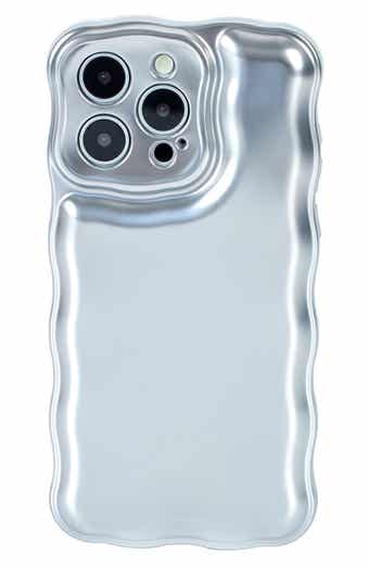 Auramma iPhone 15 Pro Metallic Wavy Cushion Phone Case