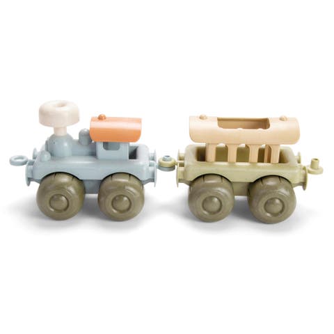 Bio Train Set with 2 Linking Toy Train Cars