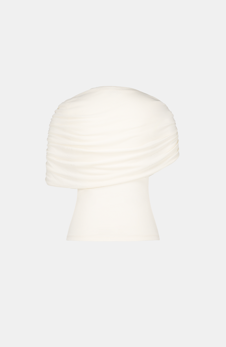 SAEMDI Mesh Cape Top, Alternate, color, Cream