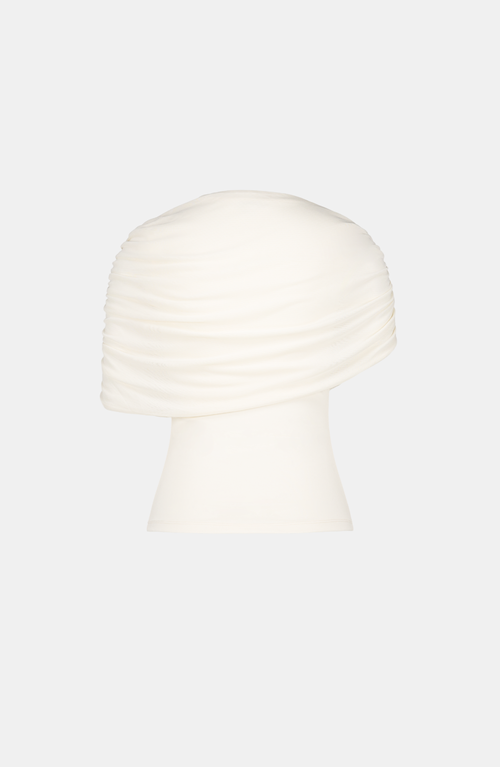 Saemdi Mesh Cape Top In Neutral